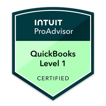 QuickBooks Online ProAdvisor Level 1 Certified